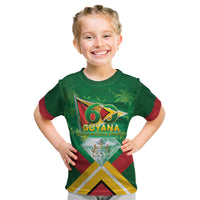 Guyana 60th Independence Diamond Jubilee Kid T Shirt