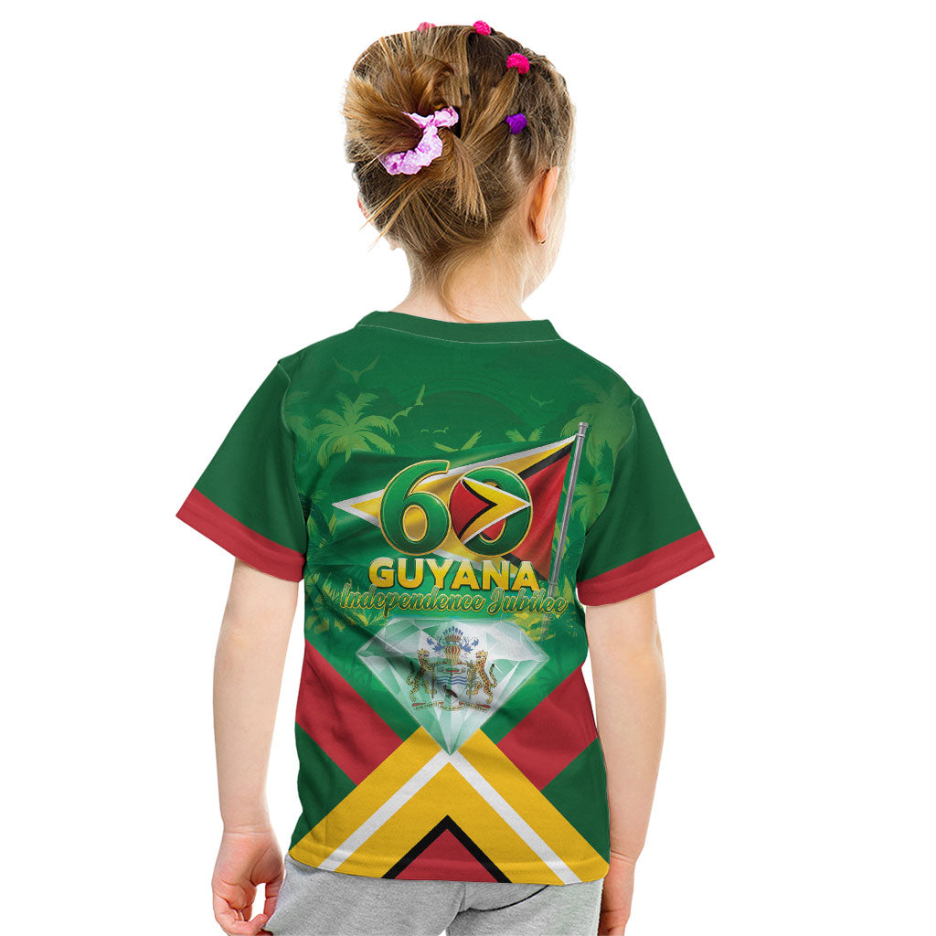Guyana 60th Independence Diamond Jubilee Kid T Shirt