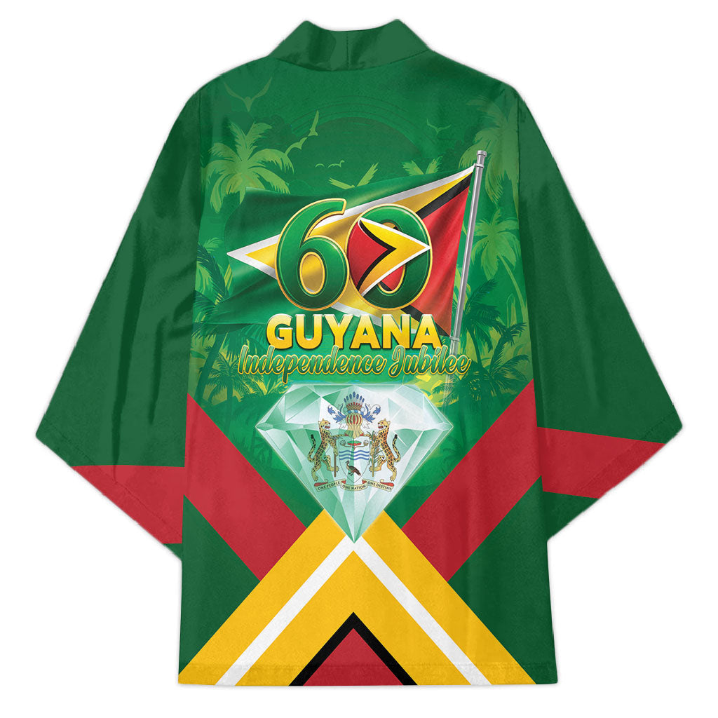 Guyana 60th Independence Diamond Jubilee Kimono