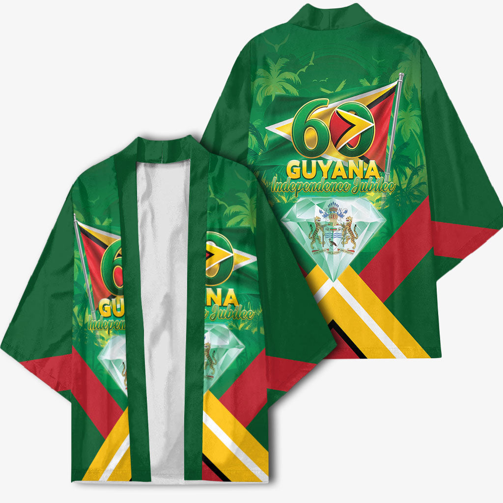 Guyana 60th Independence Diamond Jubilee Kimono