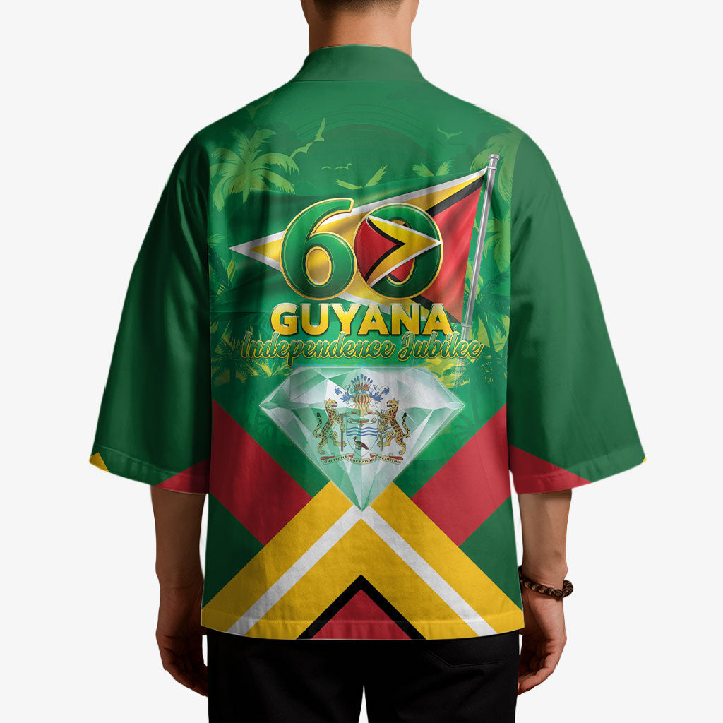 Guyana 60th Independence Diamond Jubilee Kimono