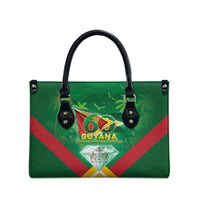 Guyana 60th Independence Diamond Jubilee Leather Bag