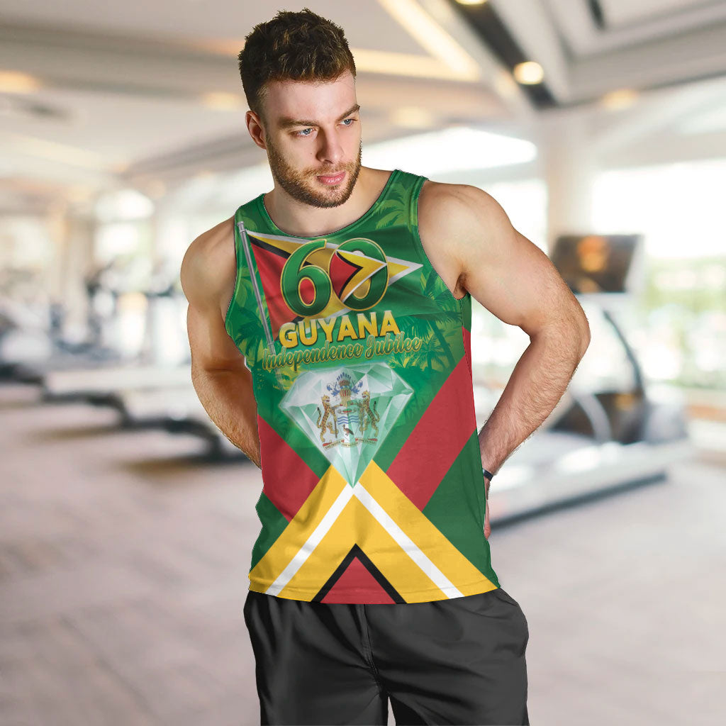 Guyana 60th Independence Diamond Jubilee Men Tank Top