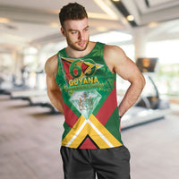Guyana 60th Independence Diamond Jubilee Men Tank Top