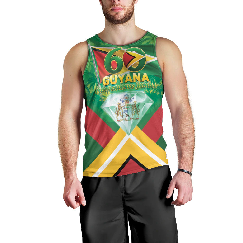 Guyana 60th Independence Diamond Jubilee Men Tank Top
