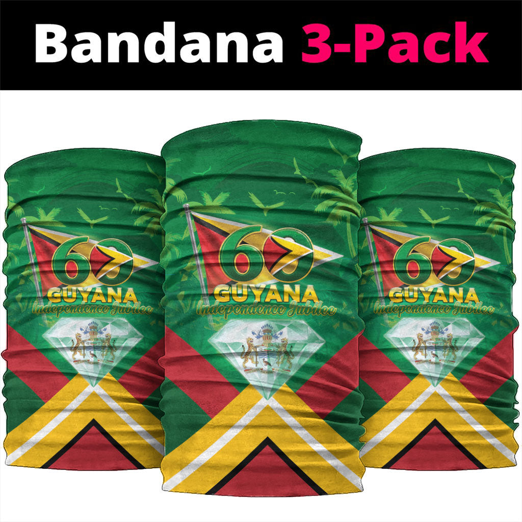 Guyana 60th Independence Diamond Jubilee Neck Gaiter