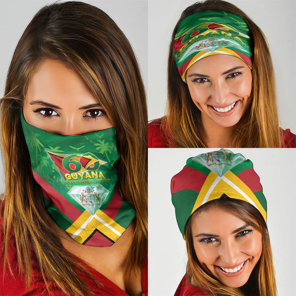 Guyana 60th Independence Diamond Jubilee Neck Gaiter