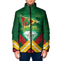 Guyana 60th Independence Diamond Jubilee Padded Jacket