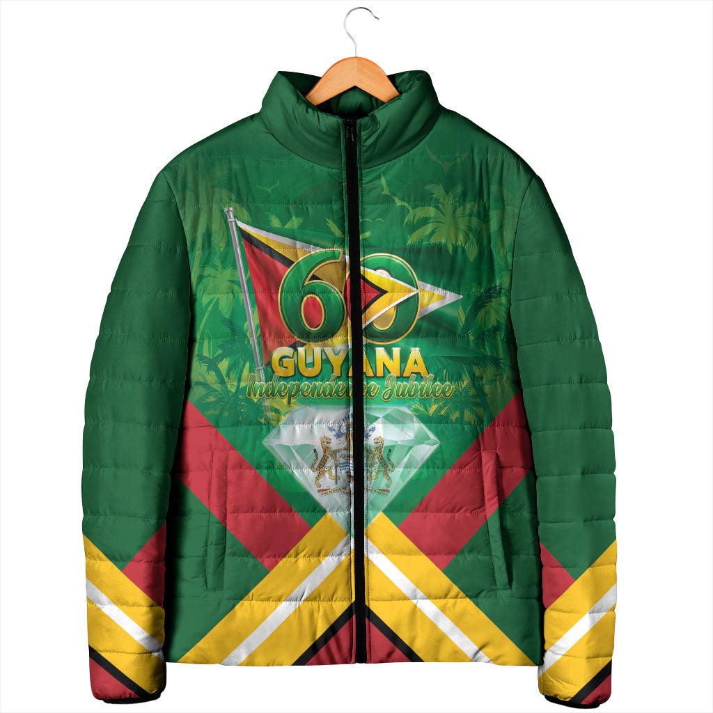 Guyana 60th Independence Diamond Jubilee Padded Jacket