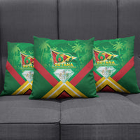 Guyana 60th Independence Diamond Jubilee Pillow Cover