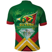 Guyana 60th Independence Diamond Jubilee Polo Shirt