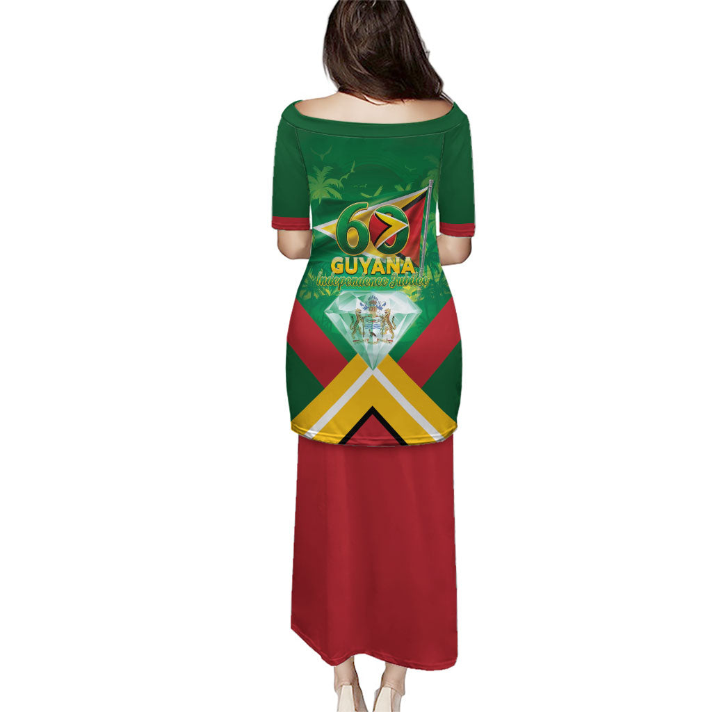Guyana 60th Independence Diamond Jubilee Puletasi