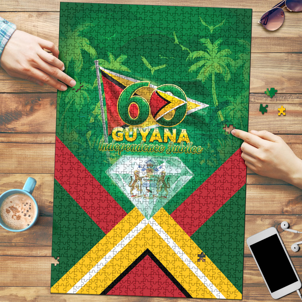 Guyana 60th Independence Diamond Jubilee Puzzle