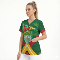 Guyana 60th Independence Diamond Jubilee Scrub Top