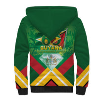 Guyana 60th Independence Diamond Jubilee Sherpa Hoodie