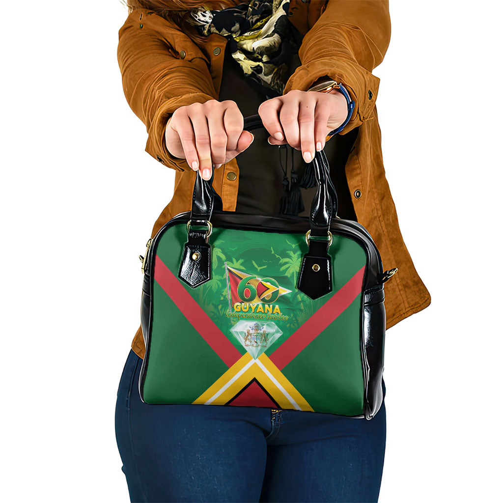 Guyana 60th Independence Diamond Jubilee Shoulder Handbag