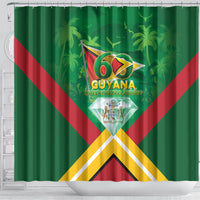 Guyana 60th Independence Diamond Jubilee Shower Curtain