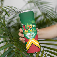 Guyana 60th Independence Diamond Jubilee Skinny Tumbler