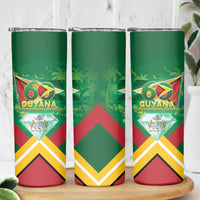 Guyana 60th Independence Diamond Jubilee Skinny Tumbler