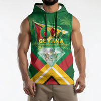 Guyana 60th Independence Diamond Jubilee Sleeveless Hoodie