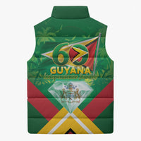 Guyana 60th Independence Diamond Jubilee Sleeveless Puffer Jacket