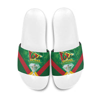 Guyana 60th Independence Diamond Jubilee Slide Sandals