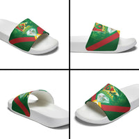 Guyana 60th Independence Diamond Jubilee Slide Sandals