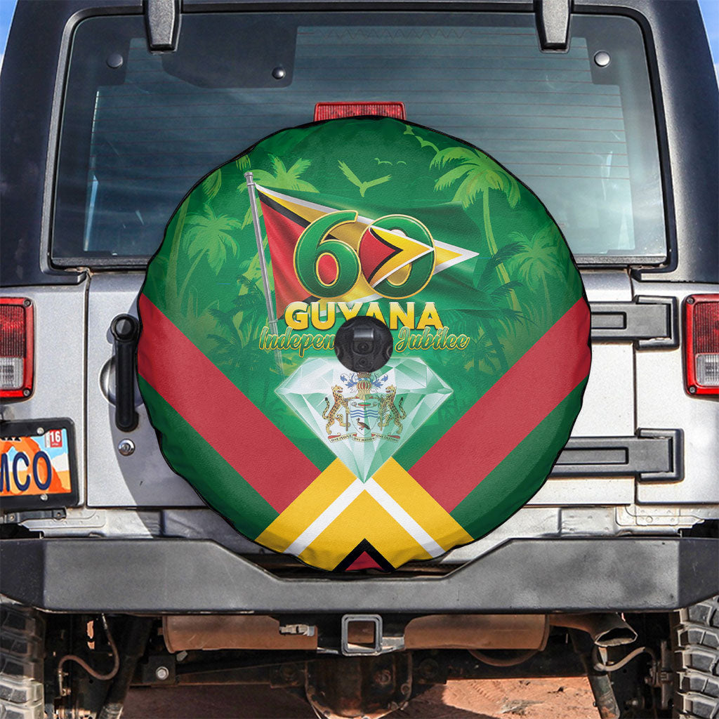 Guyana 60th Independence Diamond Jubilee Spare Tire Cover
