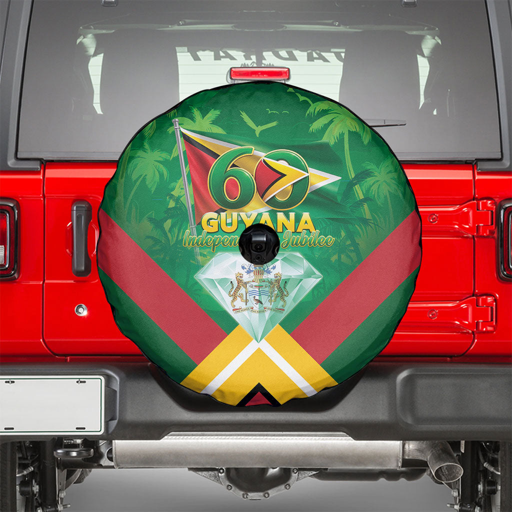Guyana 60th Independence Diamond Jubilee Spare Tire Cover