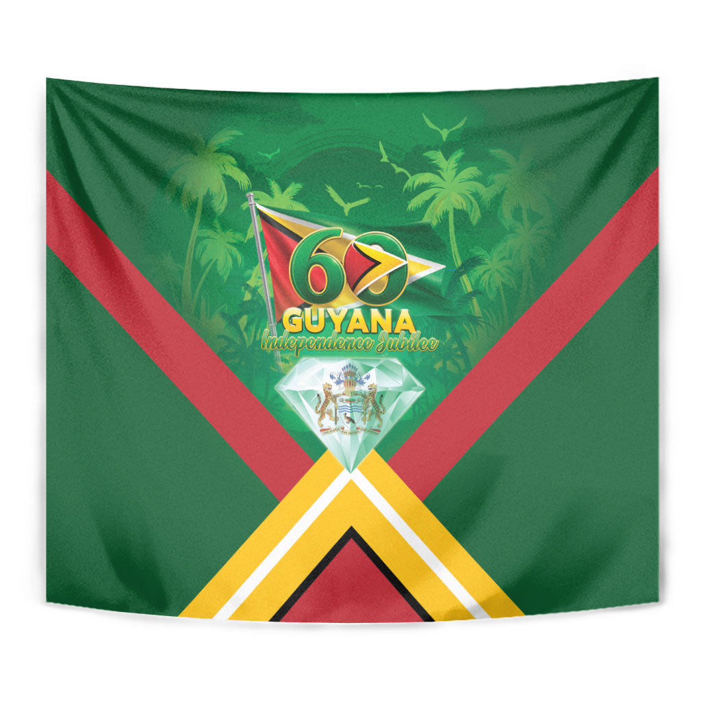 Guyana 60th Independence Diamond Jubilee Tapestry