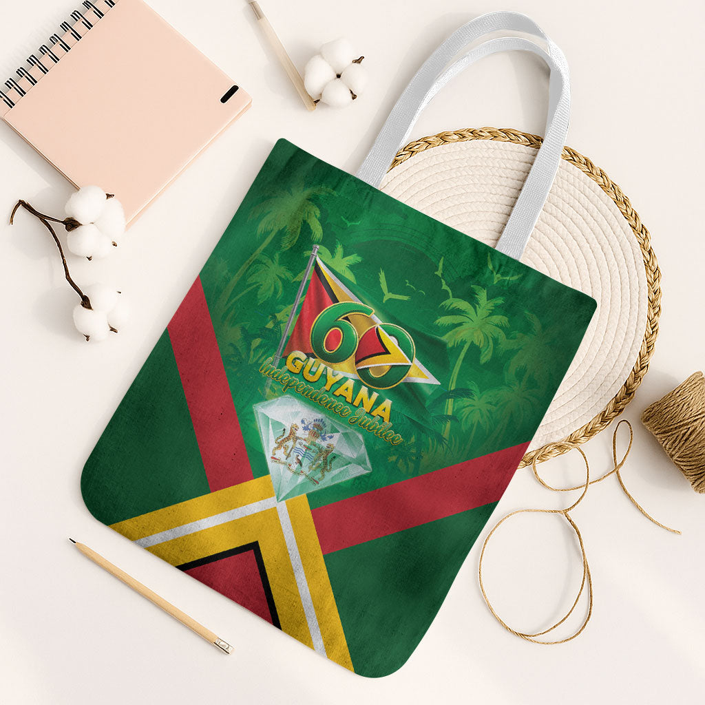 Guyana 60th Independence Diamond Jubilee Tote Bag