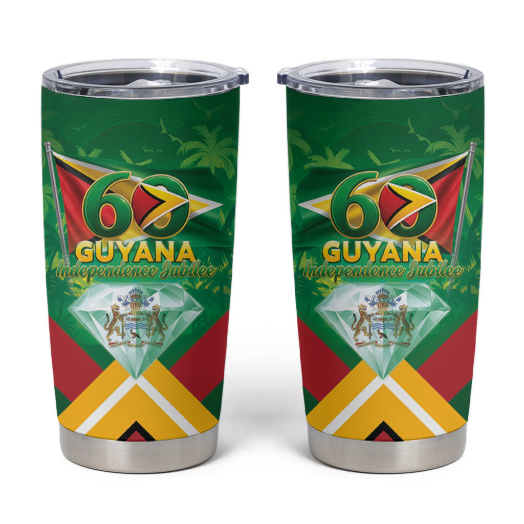 Guyana 60th Independence Diamond Jubilee Tumbler Cup