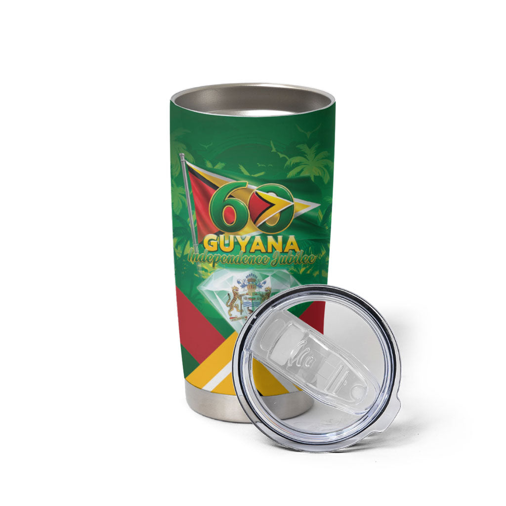 Guyana 60th Independence Diamond Jubilee Tumbler Cup
