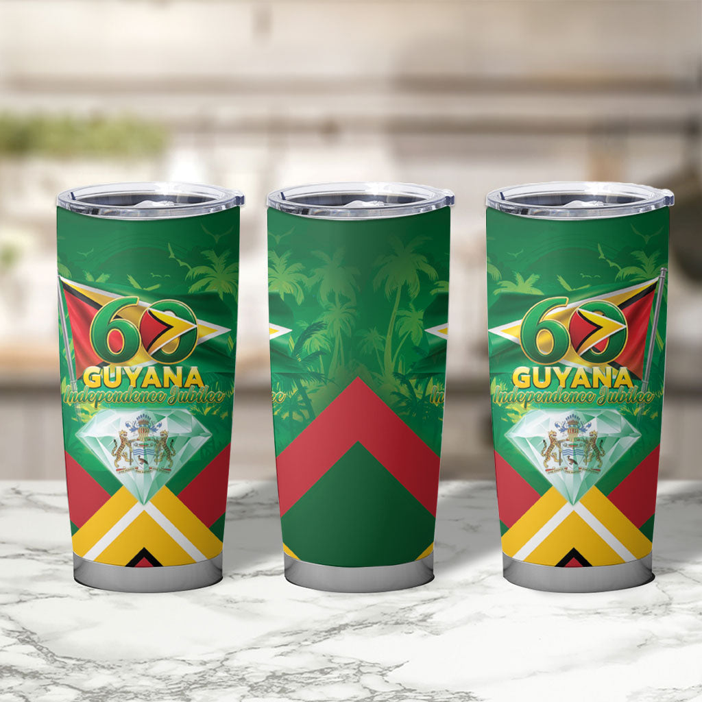 Guyana 60th Independence Diamond Jubilee Tumbler Cup
