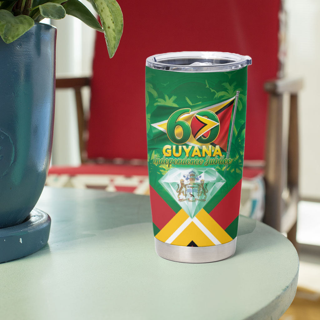 Guyana 60th Independence Diamond Jubilee Tumbler Cup