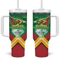 Guyana 60th Independence Diamond Jubilee Tumbler With Handle