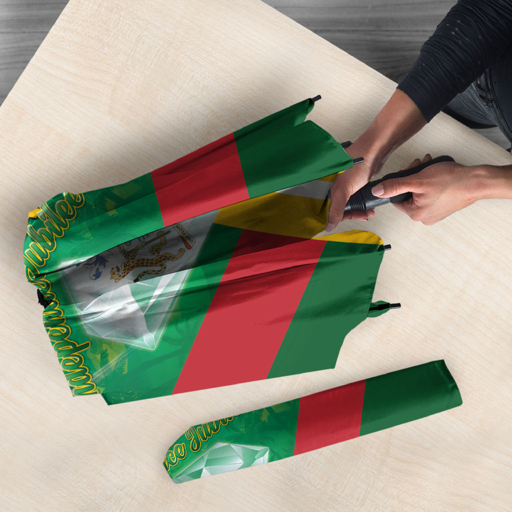 Guyana 60th Independence Diamond Jubilee Umbrella