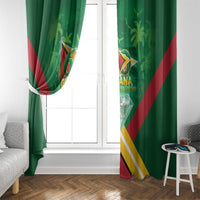 Guyana 60th Independence Diamond Jubilee Window Curtain