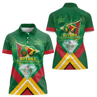 Guyana 60th Independence Diamond Jubilee Women Polo Shirt