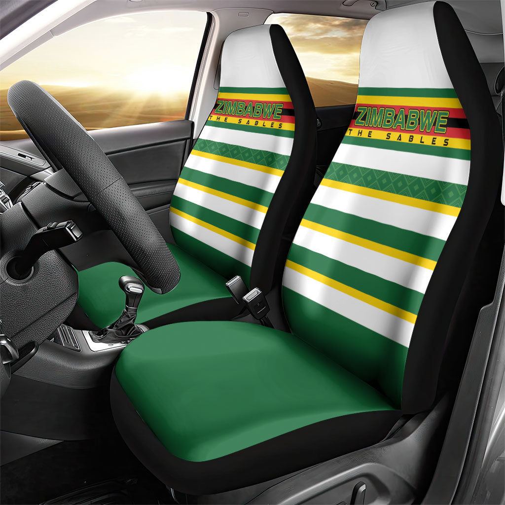 Zimbabwe Rugby Car Seat Cover Sables National Pride