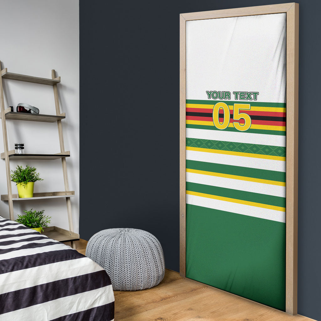 Zimbabwe Rugby Custom Door Cover Sables National Pride