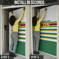Zimbabwe Rugby Custom Door Cover Sables National Pride