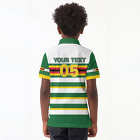 Zimbabwe Rugby Custom Kid Polo Shirt Sables National Pride