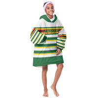 Zimbabwe Rugby Custom Kid Wearable Blanket Hoodie Sables National Pride
