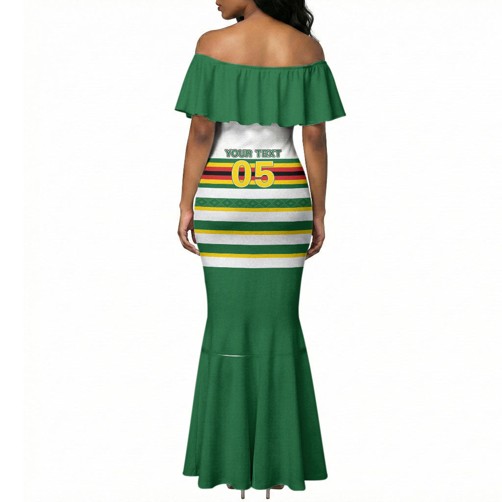 Zimbabwe Rugby Custom Mermaid Dress Sables National Pride