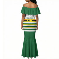 Zimbabwe Rugby Custom Mermaid Dress Sables National Pride