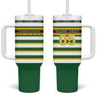 Zimbabwe Rugby Custom Tumbler With Handle Sables National Pride