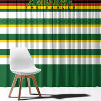 Zimbabwe Rugby Window Curtain Sables National Pride