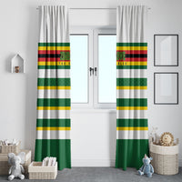 Zimbabwe Rugby Window Curtain Sables National Pride