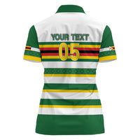 Zimbabwe Rugby Custom Women Polo Shirt Sables National Pride